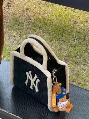 New York bag Yankees MLB KOREA Basic Small Tote Bag , Navy